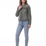 Chaqueta Jeans Mujer Fundation Gris Cat