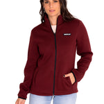 Polar Casual Mujer W Foundation Sweater Fleece Rojo Cat