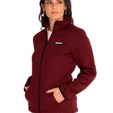 Polar Casual Mujer W Foundation Sweater Fleece Rojo Cat