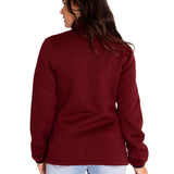 Polar Casual Mujer W Foundation Sweater Fleece Rojo Cat