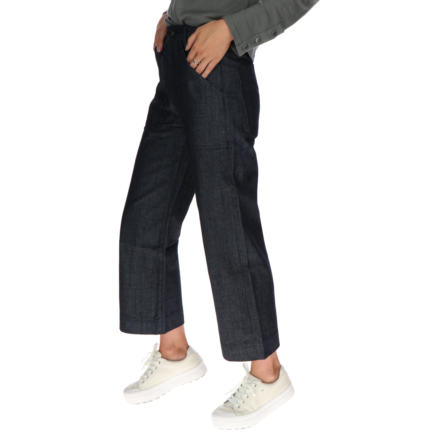 Pantalón Mujer Crop Palazzo Cat