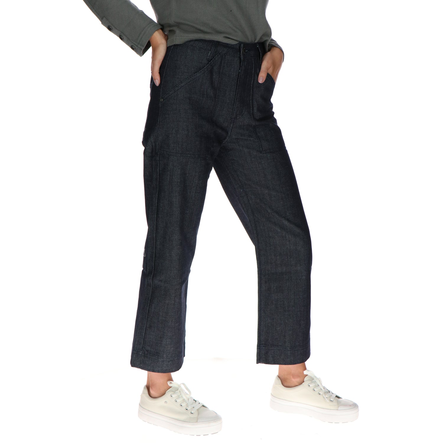 Pantalón Mujer Crop Palazzo Cat
