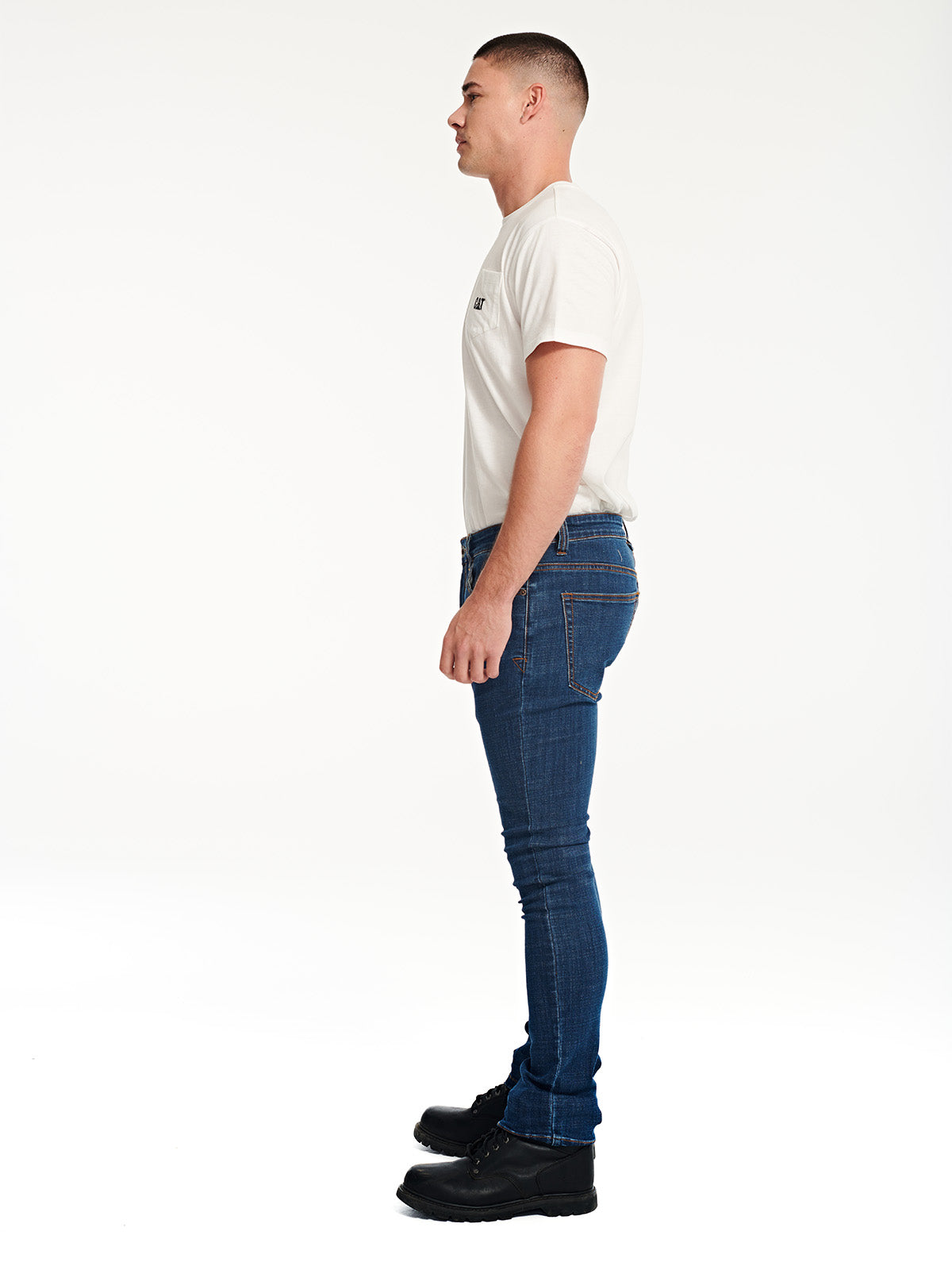 Jeans Hombre Coolmax Skinny Medium Stone Cat