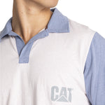 Polera Polo Manga Larga Hombre Natural Dye L/S Cat