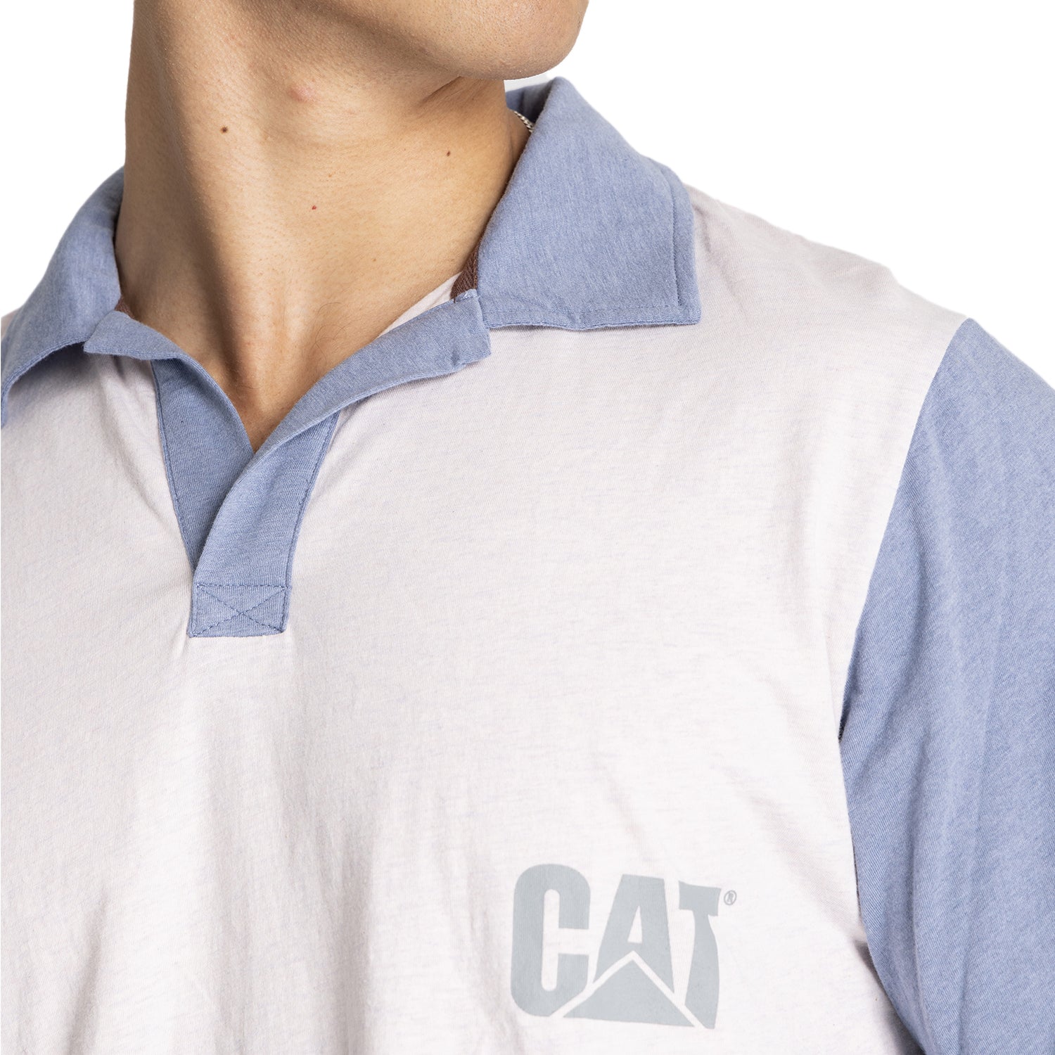 Polera Polo Manga Larga Hombre Natural Dye L/S Cat