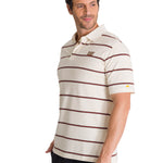 Polera Polo Manga Corta Hombre Logo Beige CAT