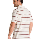 Polera Polo Manga Corta Hombre Logo Beige CAT