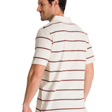 Polera Polo Manga Corta Hombre Logo Beige CAT