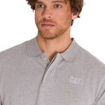 Polera Polo Casual Hombre CAT LOGO PIQUE POLO Gris CAT