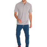 Polera Polo Casual Hombre CAT LOGO PIQUE POLO Gris CAT