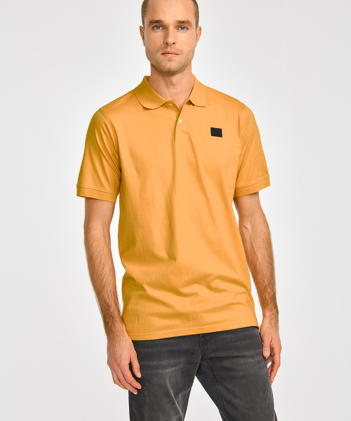 Polera Polo Casual Hombre CAT LOGO JERSEY POLO Amarillo CAT