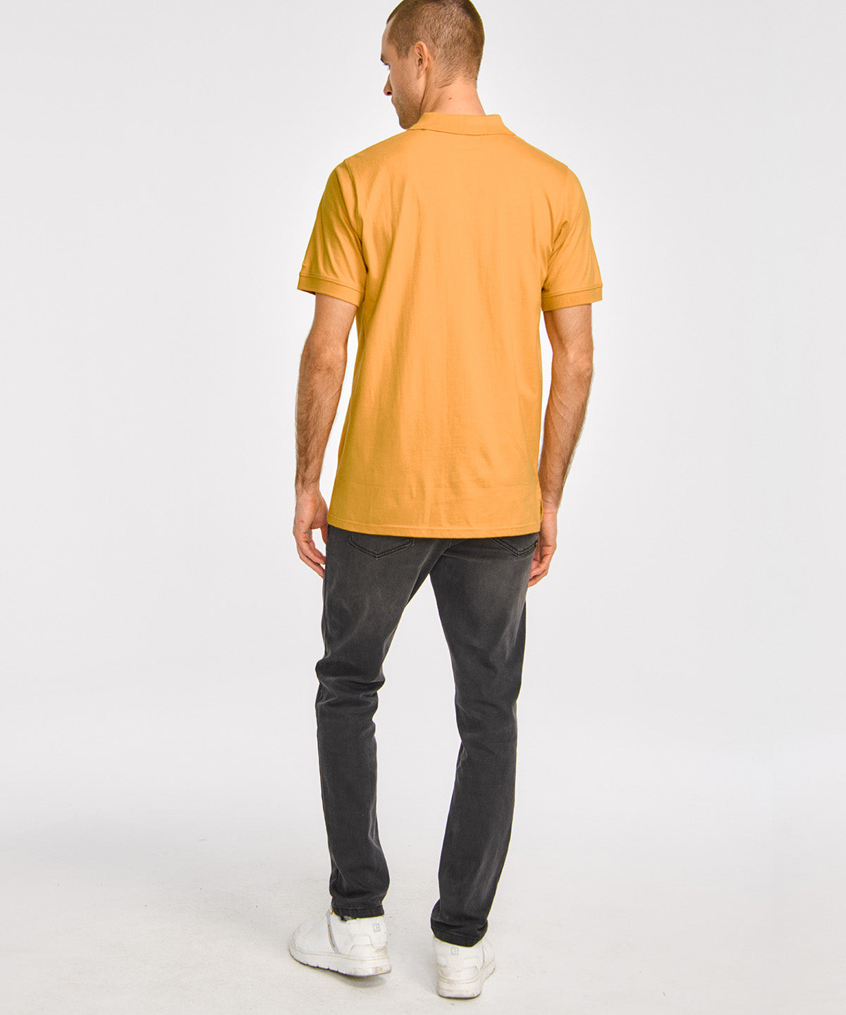 Polera Polo Casual Hombre CAT LOGO JERSEY POLO Amarillo CAT