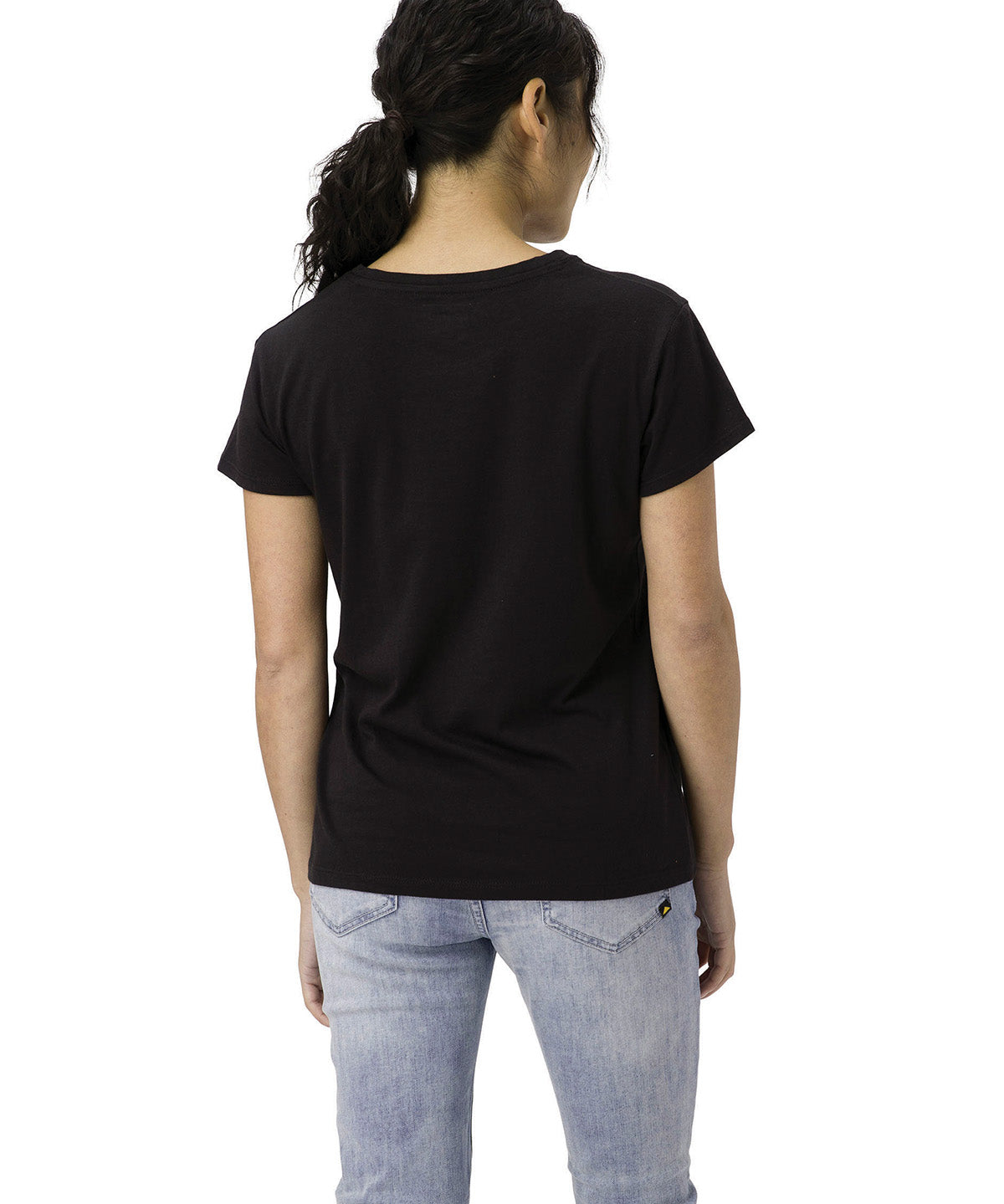 Polera Manga Corta Casual Mujer Caterpillar 1904 Graphic Tee 2 Negro Cat
