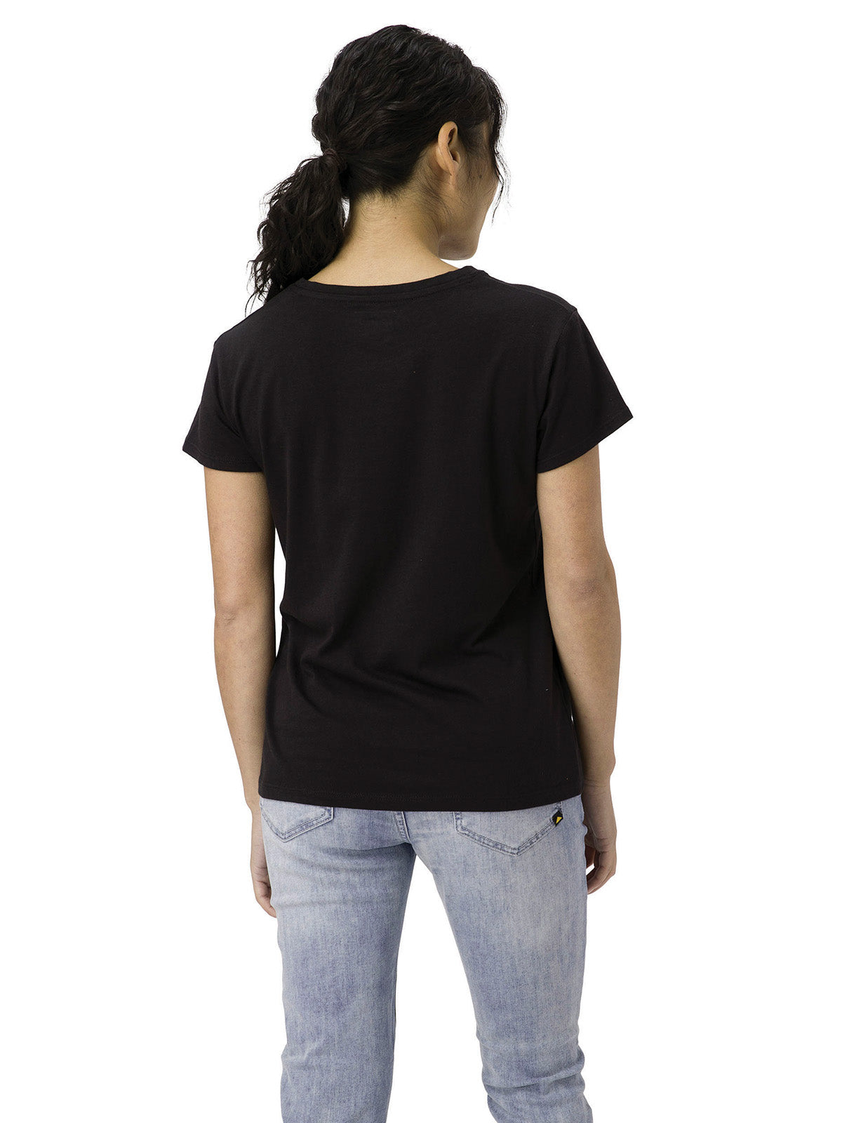 Polera Manga Corta Casual Mujer Caterpillar 1904 Graphic Tee 2 Negro Cat