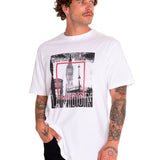 Polera Manga Corta Casual Hombre Photo Real Graphic Tee 2 Blanco Cat