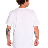 Polera Manga Corta Casual Hombre Photo Real Graphic Tee 2 Blanco Cat