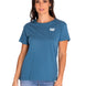 Polera Manga Corta Casual Mujer Cat Logo Tee Azul Cat