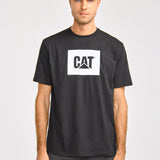 Polera Manga corta Casual Hombre REFLECTIVE CAT LOGO TEE Negro CAT