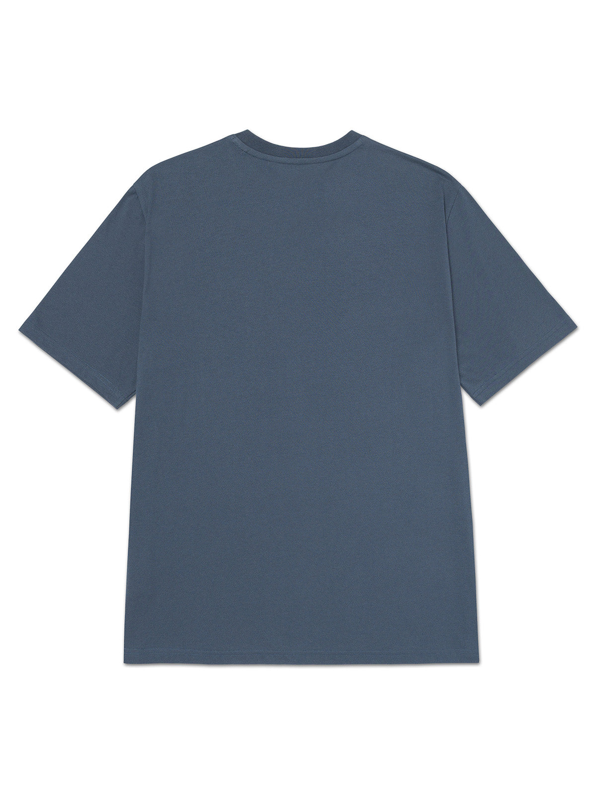 Polera Manga Corta Hombre Reflective Cat Logo Azul