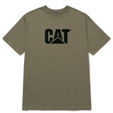 Polera Manga Corta Hombre CAT Básica Cuello Redondo - Negra