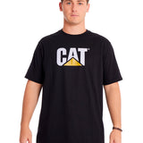 Polera Manga corta Casual Hombre CAT LOGO TEE Negro CAT