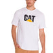 Polera Manga corta Casual Hombre CAT LOGO TEE Blanco CAT