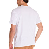 Polera Manga corta Casual Hombre CAT LOGO TEE Blanco CAT