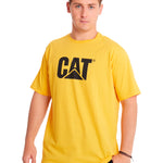 Polera Manga corta Casual Hombre CAT LOGO TEE Amarillo CAT