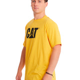 Polera Manga corta Casual Hombre CAT LOGO TEE Amarillo CAT
