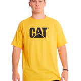 Polera Manga corta Casual Hombre CAT LOGO TEE Amarillo CAT