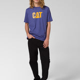 POLERA MANGA CORTA HOMBRE LOGO TEE AZUL