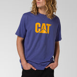 POLERA MANGA CORTA HOMBRE LOGO TEE AZUL
