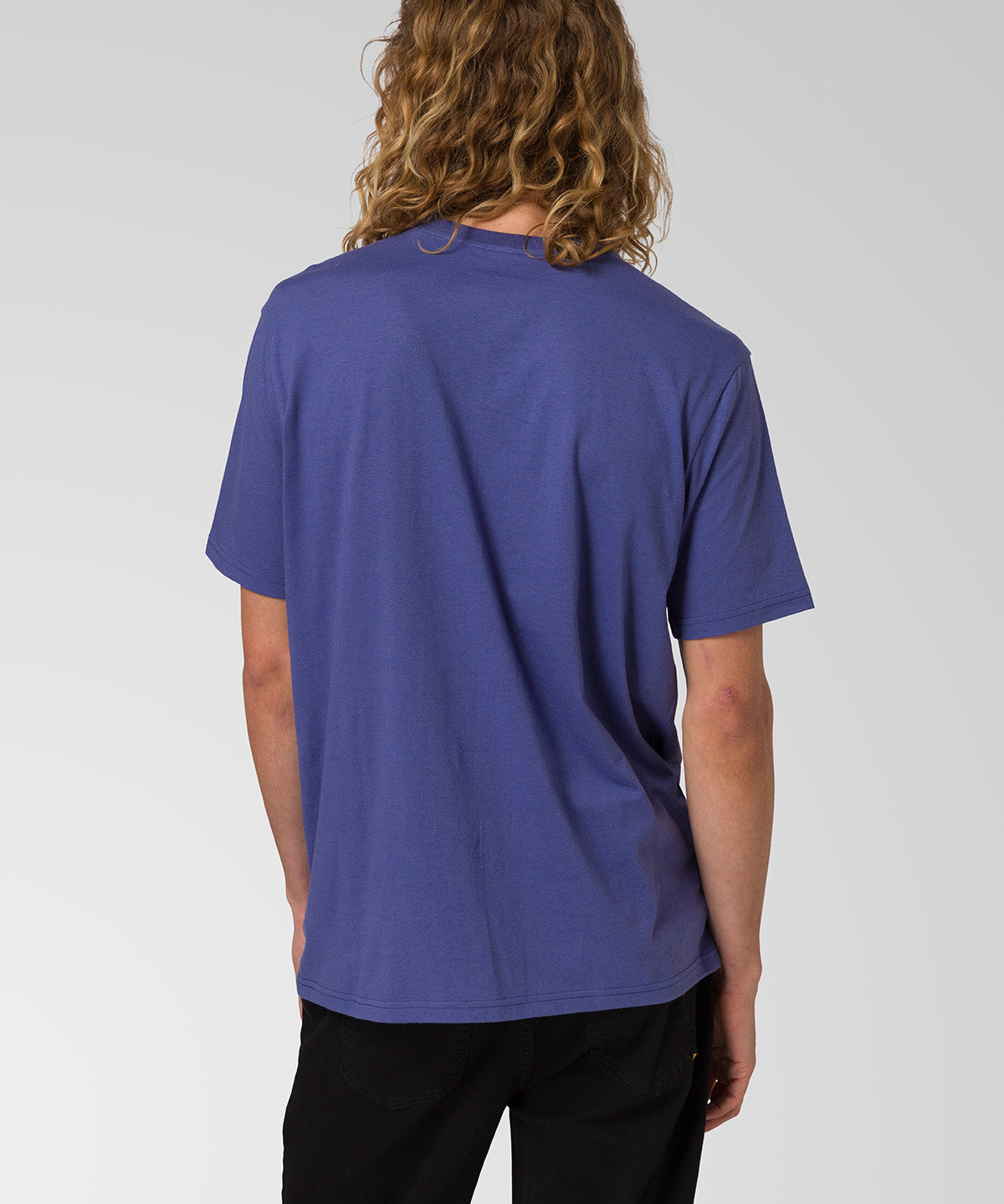 POLERA MANGA CORTA HOMBRE LOGO TEE AZUL