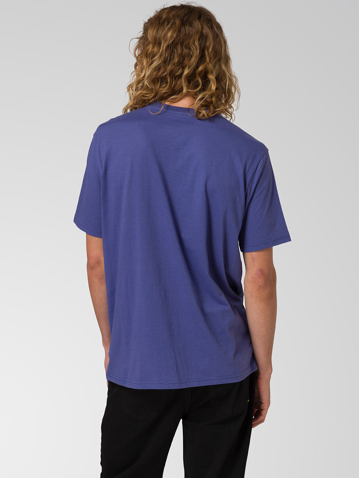 POLERA MANGA CORTA HOMBRE LOGO TEE AZUL