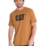 Polera Manga Corta Hombre Logo CAT Café Cat