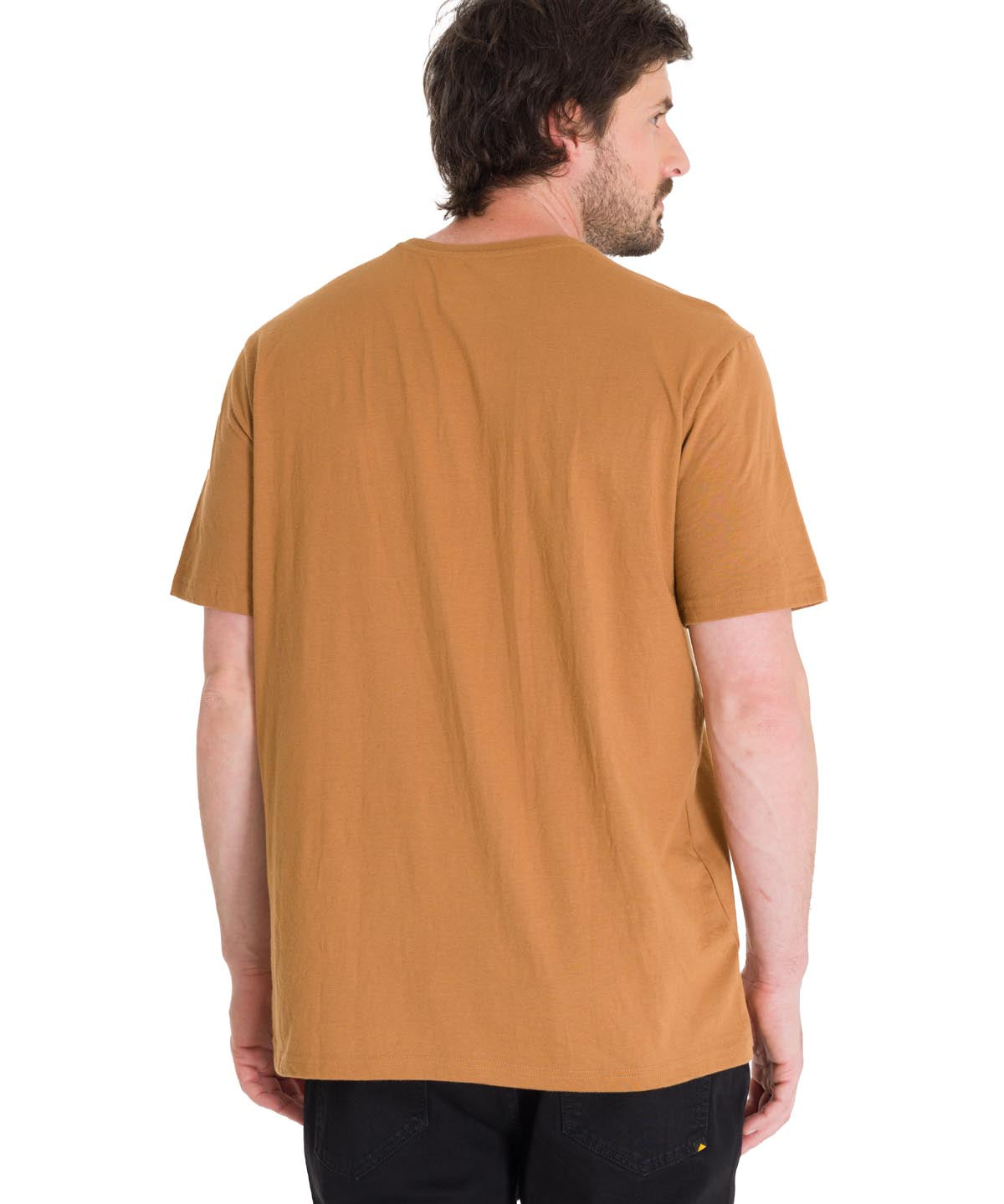 Polera Manga Corta Hombre Logo CAT Café Cat