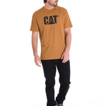 Polera Manga Corta Hombre Logo CAT Café Cat