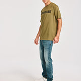 Polera Manga corta Casual Hombre CATERPILLAR LOGO TEE Verde CAT