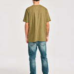 Polera Manga corta Casual Hombre CATERPILLAR LOGO TEE Verde CAT