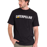 Polera Manga corta Casual Hombre CATERPILLAR LOGO TEE Negro CAT