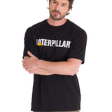 Polera Manga corta Casual Hombre CATERPILLAR LOGO TEE Negro CAT