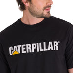 Polera Manga corta Casual Hombre CATERPILLAR LOGO TEE Negro CAT