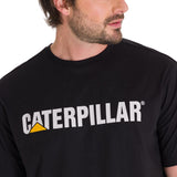 Polera Manga corta Casual Hombre CATERPILLAR LOGO TEE Negro CAT