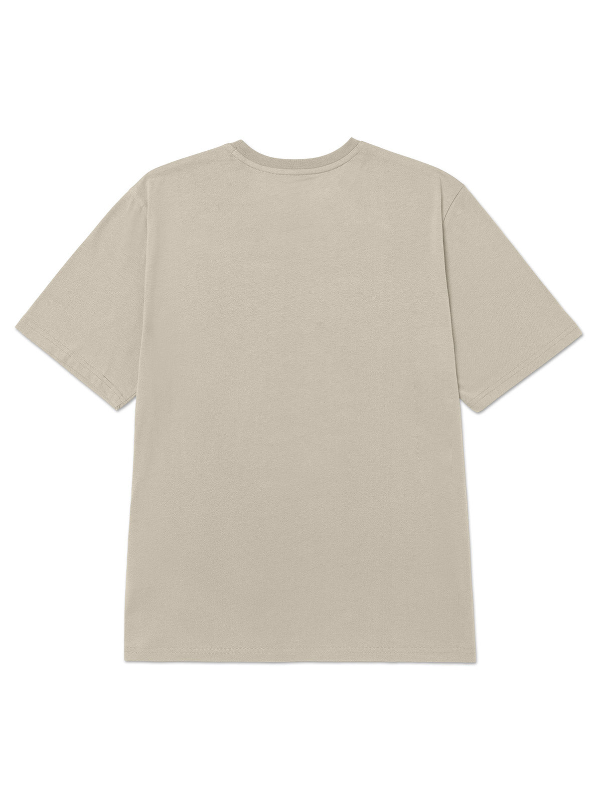 Polera Manga Corta Hombre Caterpillar Logo Tee Beige/Crudo