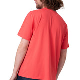 Polera Manga Corta Hombre Caterpillar Logo Tee Rojo