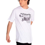 Polera Manga corta Casual Hombre HISTORIC TRADITION GRAPHIC TEE 3 Blanco CAT