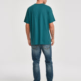 Polera Manga corta Casual Hombre KIDULT GRAPHIC TEE 3 Azul CAT