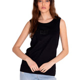 Polera Sin manga Casual Mujer CATERPILLAR LOGO TEE TANK Negro CAT