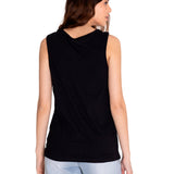 Polera Sin manga Casual Mujer CATERPILLAR LOGO TEE TANK Negro CAT
