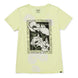 Polera Manga corta Casual Mujer W V-NECK GRAPHIC TEE 3 Amarillo CAT